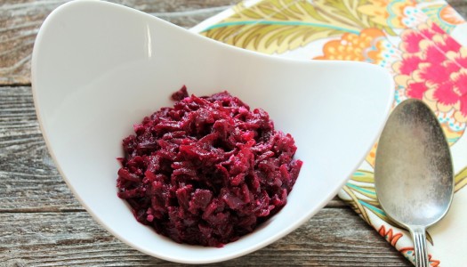Homemade Beet and Ginger Relish